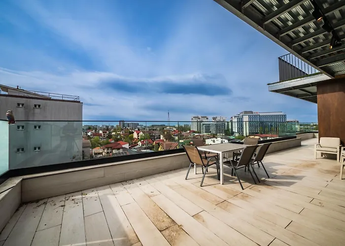 Luxury 3br Penthouse With Artistic Deco & Terrace Apartment Bucharest
